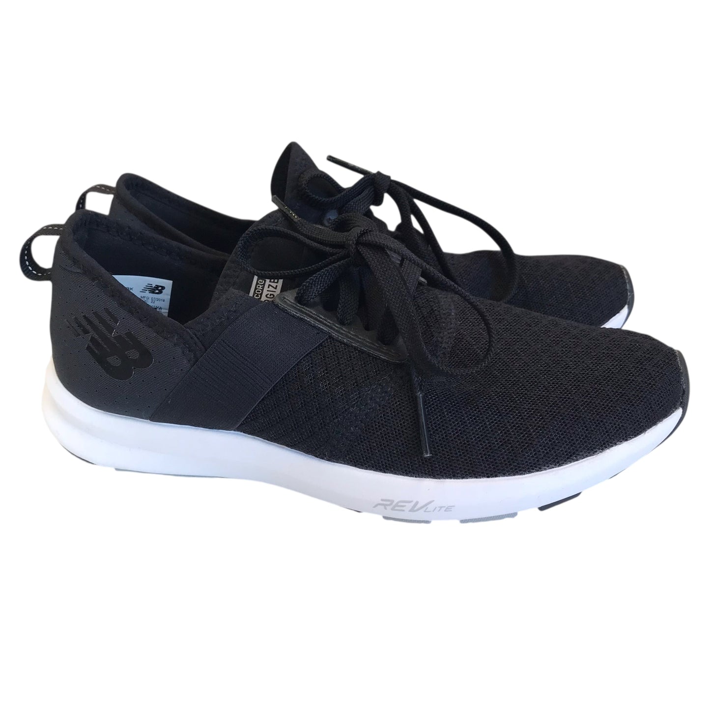 Shoes Sneakers By New Balance In Black & White, Size:6