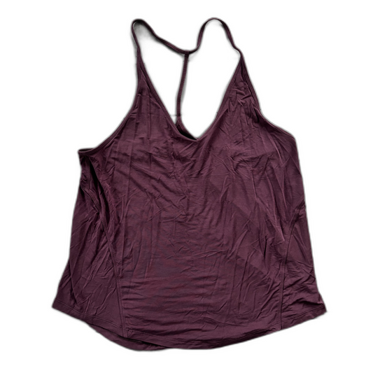 Athletic Tank Top By Lululemon In Purple, Size: S