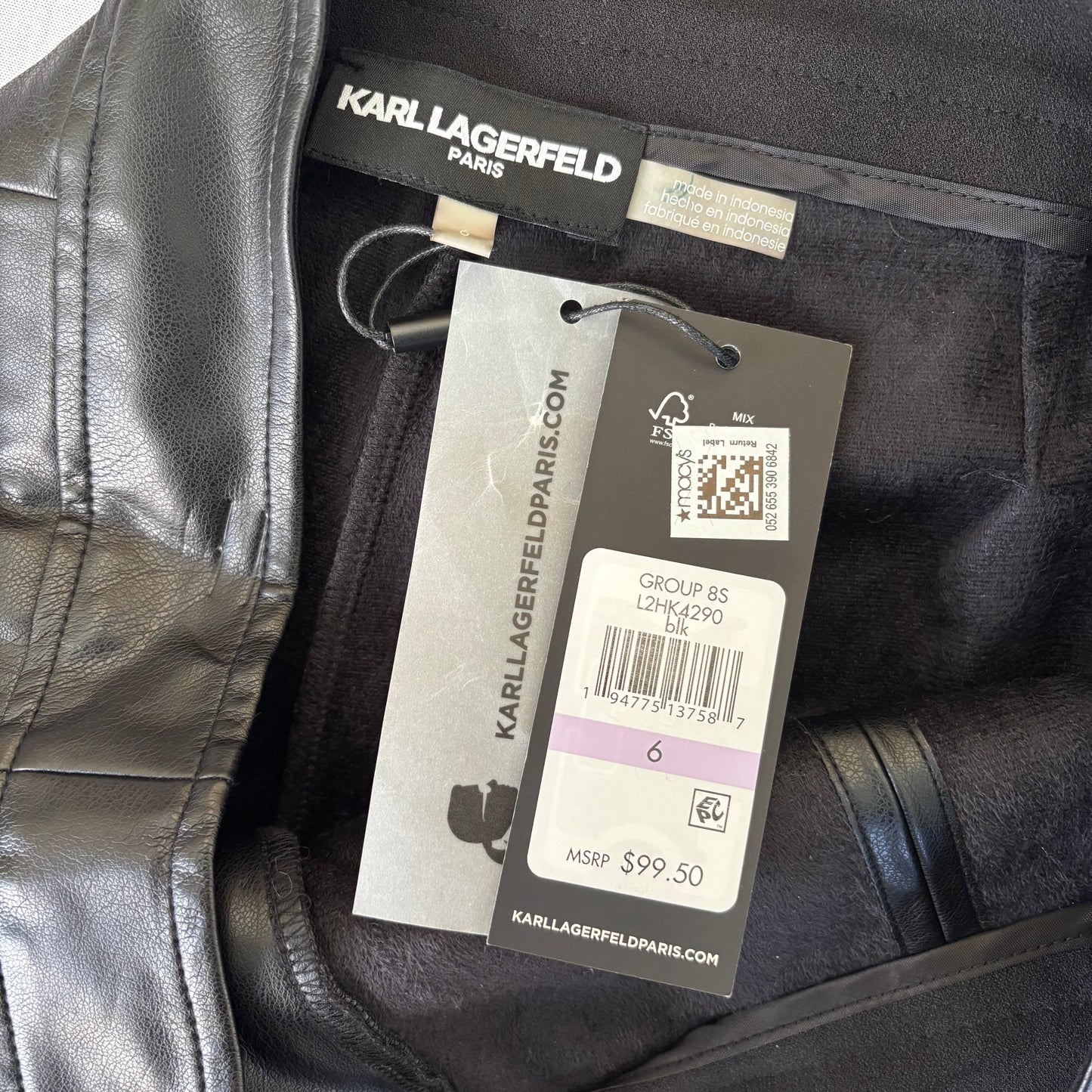 Pants Designer By Karl Lagerfeld In Black, Size: 6