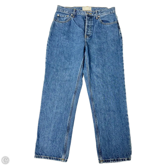 Jeans Straight By Everlane In Blue Denim, Size: 6
