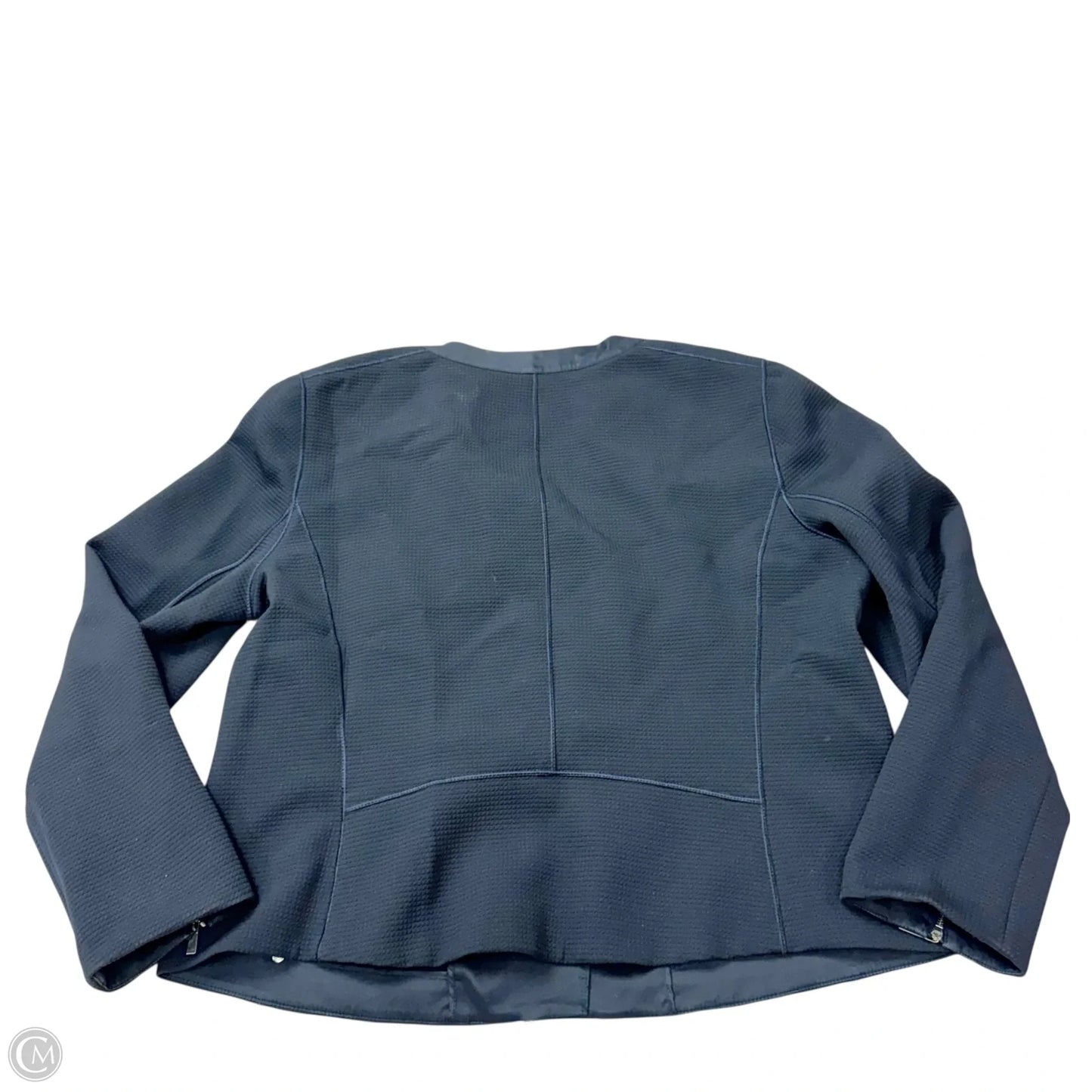 Blazer Designer By Lafayette 148 In Navy, Size: 1x