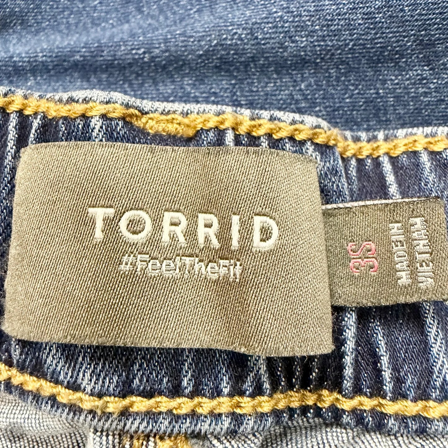 Jeans Wide Leg By Torrid In Blue Denim, Size: 22