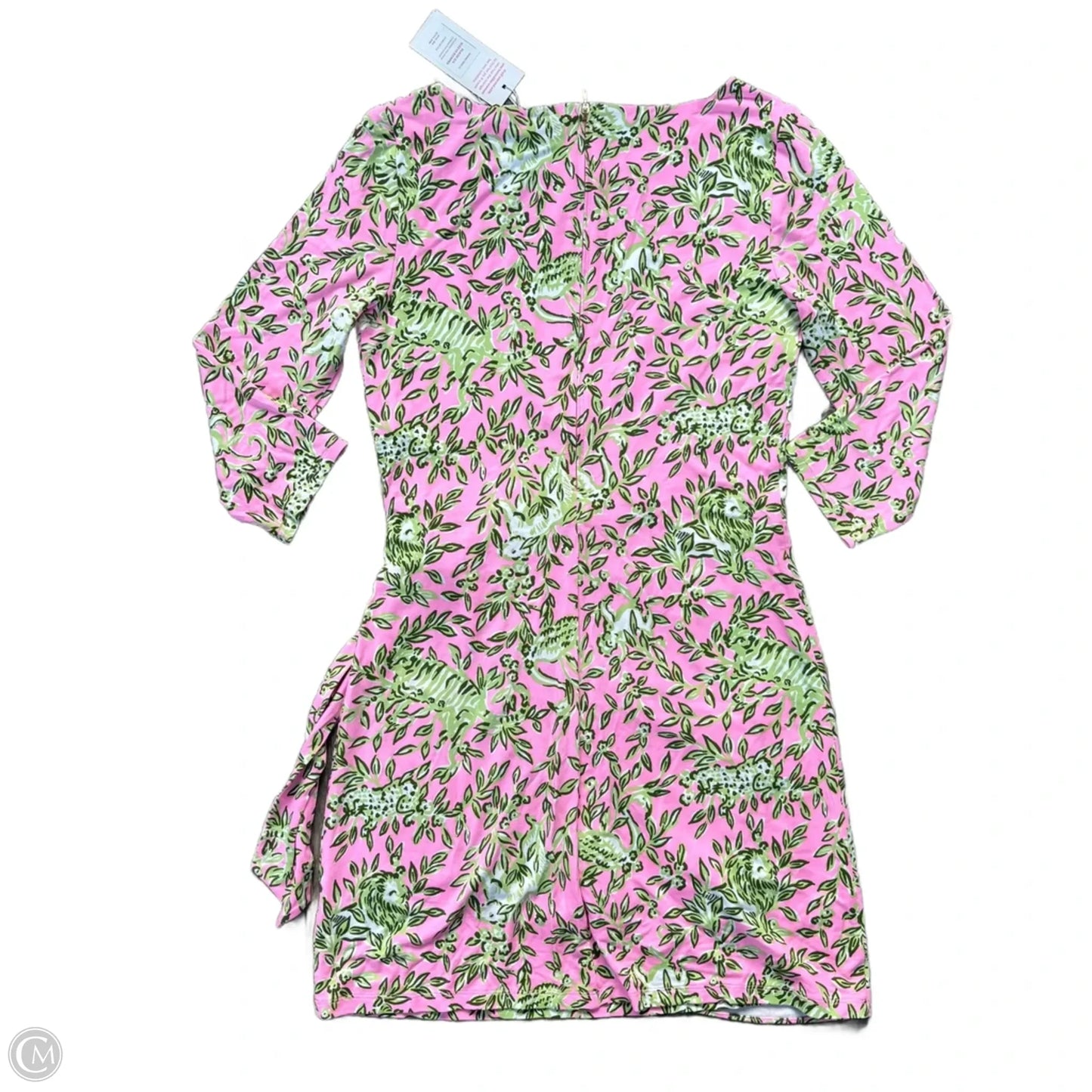 Dress Designer By Lilly Pulitzer In Green & Pink, Size: S