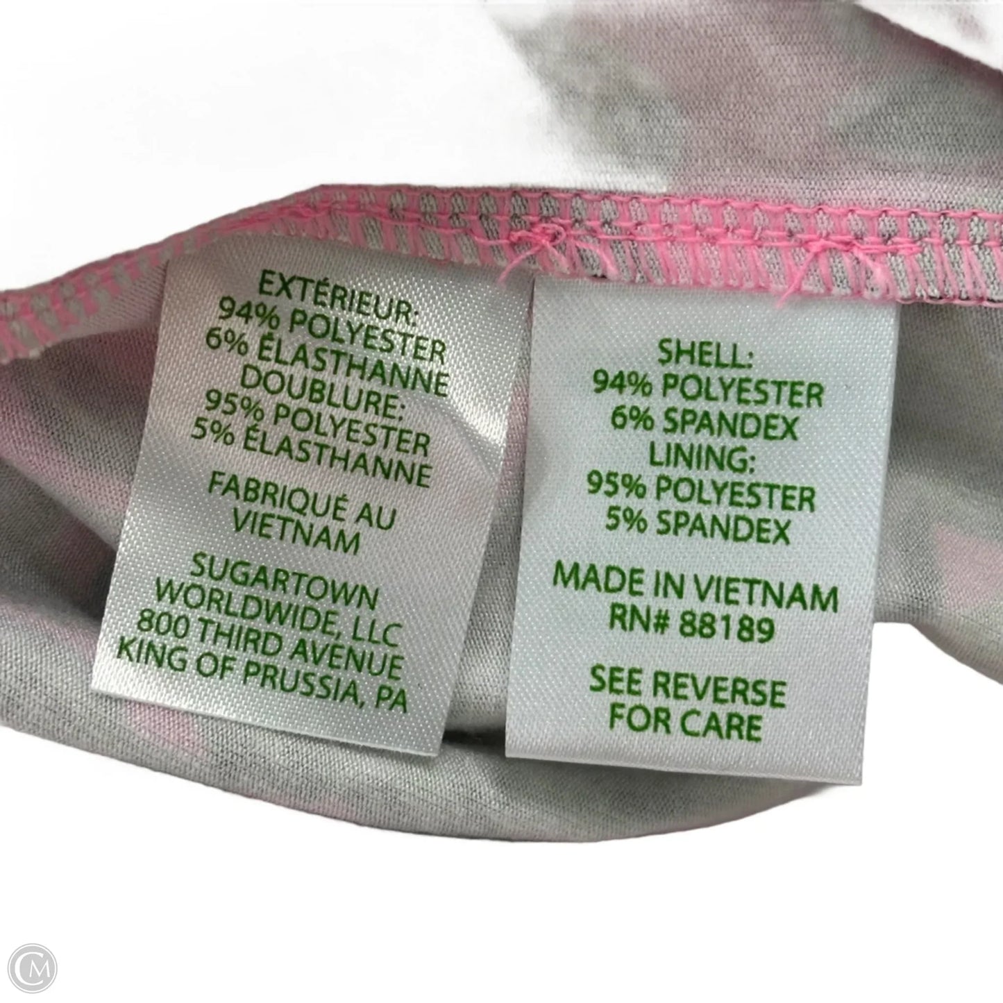 Dress Designer By Lilly Pulitzer In Green & Pink, Size: S