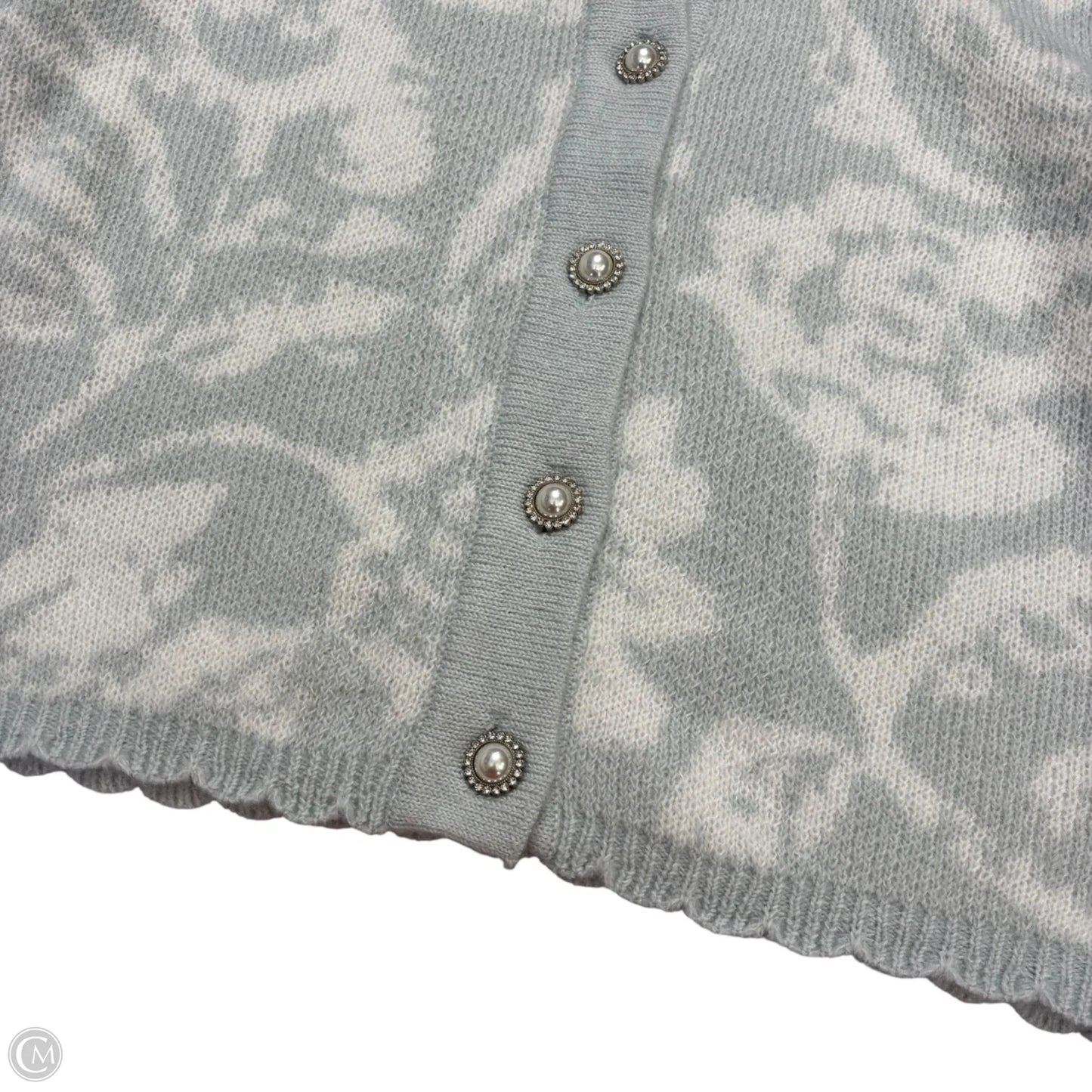 Sweater Cardigan By Jessica Simpson In Blue, Size: M
