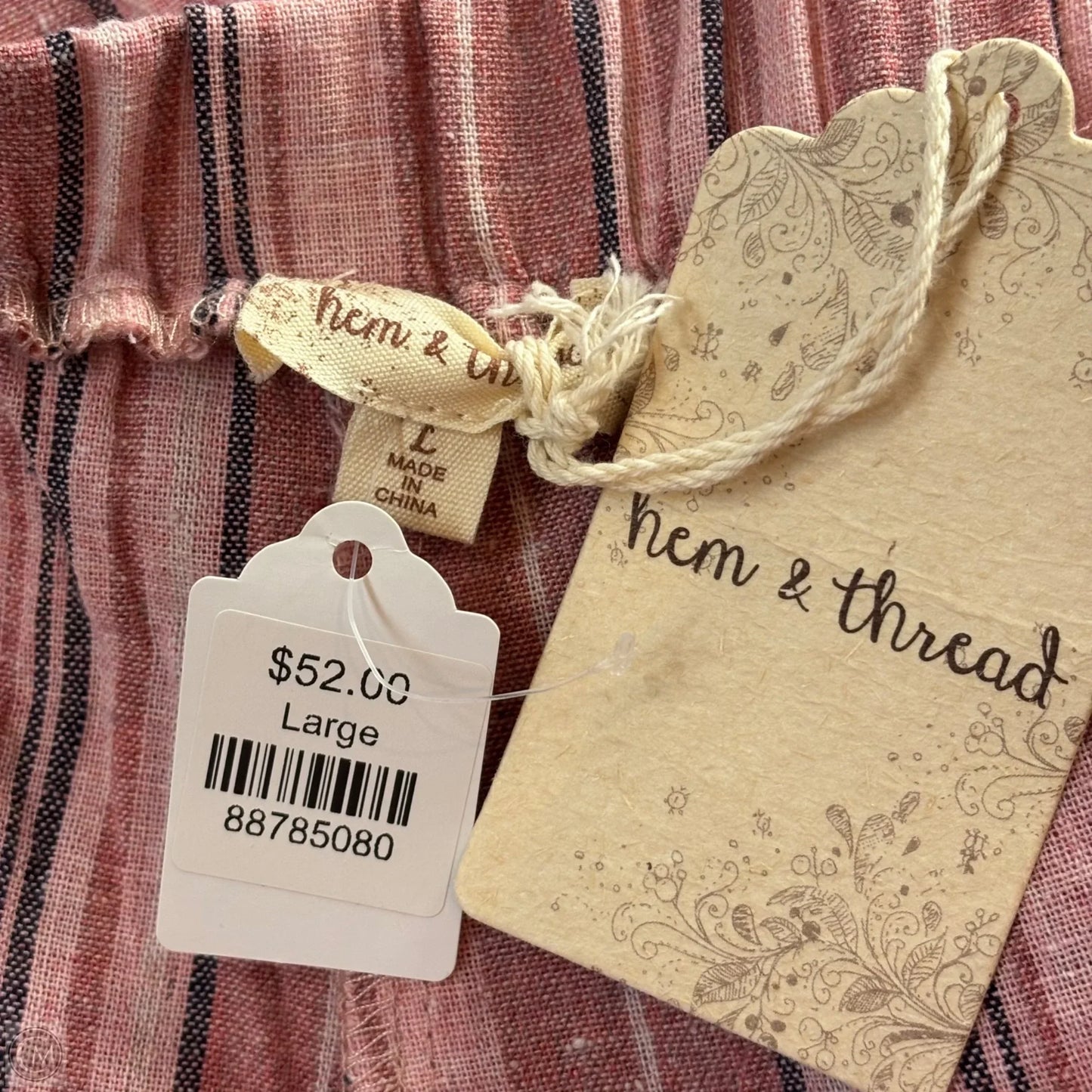 Jumpsuit By Hem & Thread In Pink, Size: L