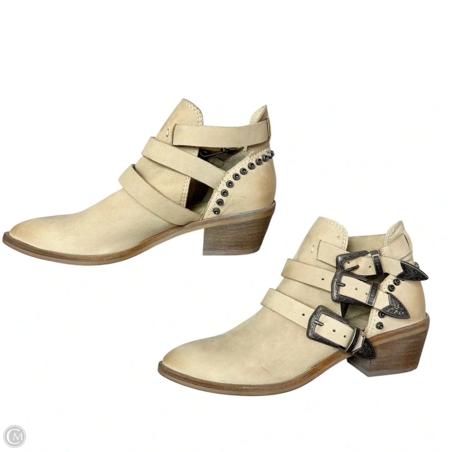 Boots Ankle Flats By Dolce Vita In Cream, Size: 6.5