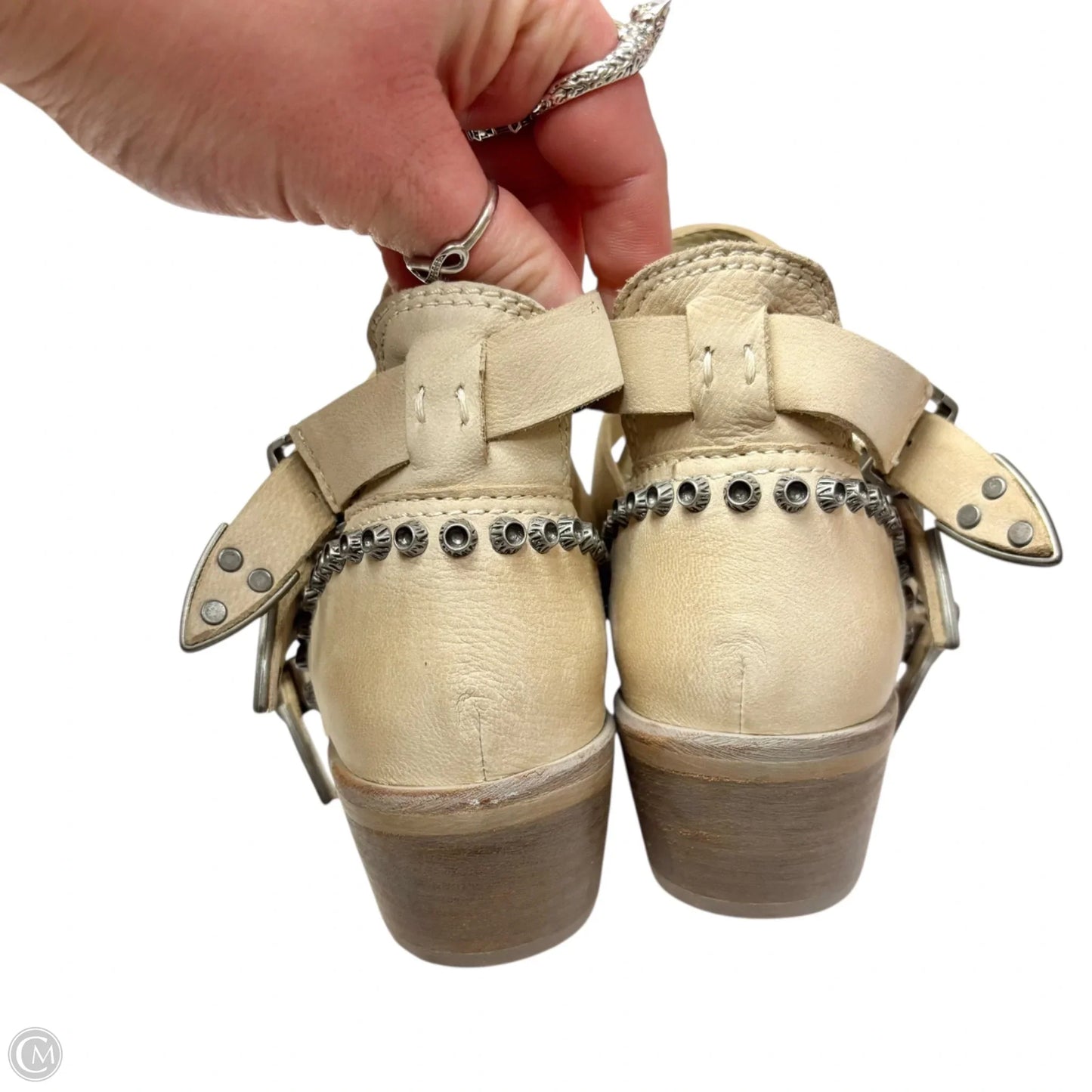 Boots Ankle Flats By Dolce Vita In Cream, Size: 6.5