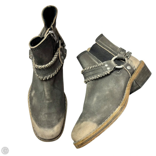 Boots Ankle Flats By Free People In Grey, Size: 7