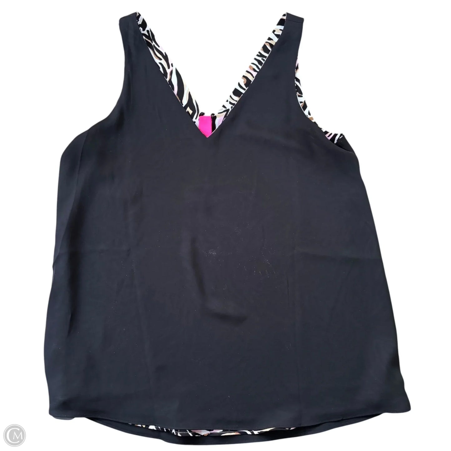 Top Sleeveless Designer By Lilly Pulitzer In Black & Cream, Size: Xs