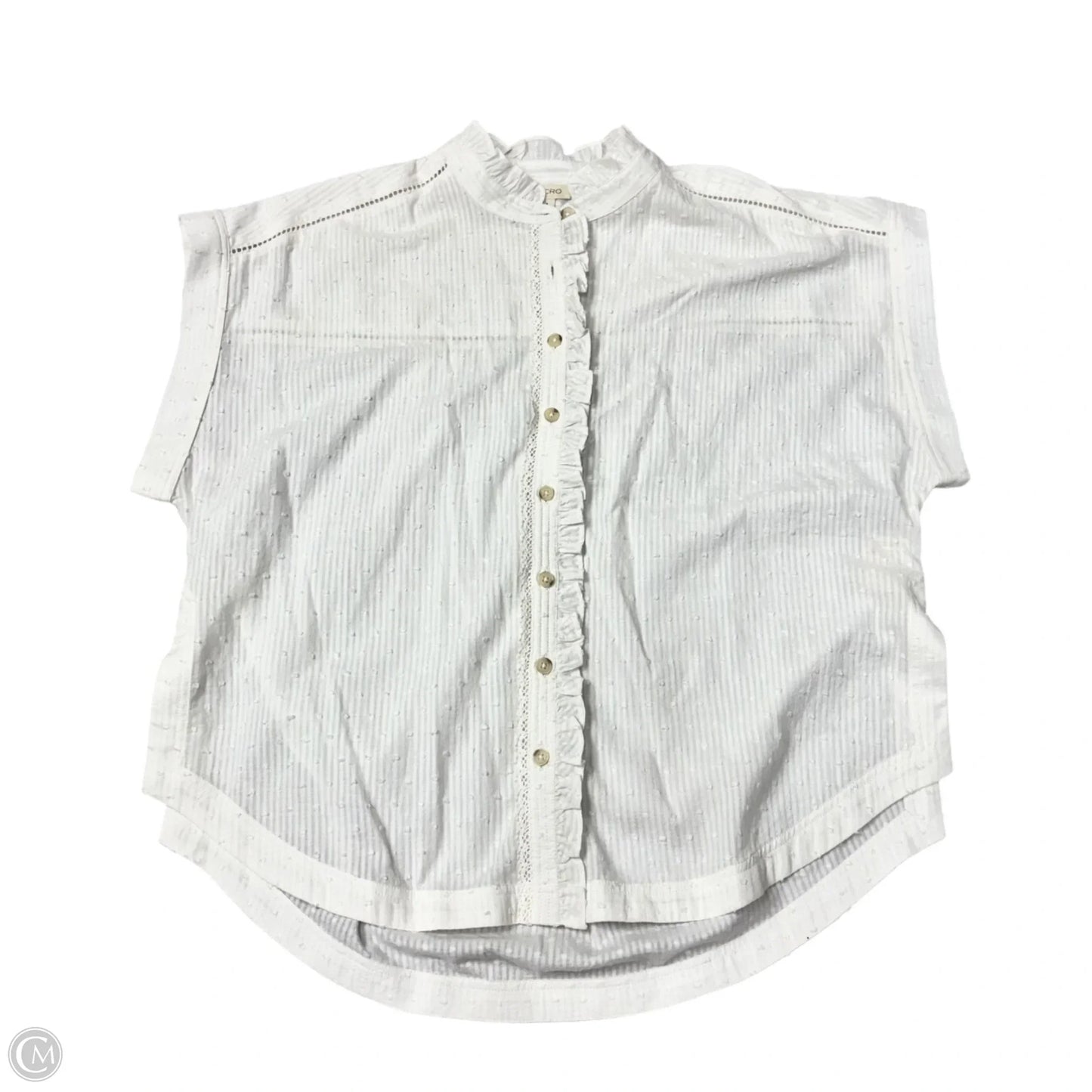 Top Short Sleeve By Pilcro In Ivory, Size: S