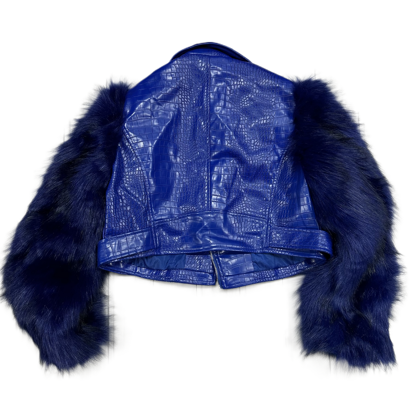 Coat Faux Fur & Sherpa By Azalea Wang In Blue, Size: Xl