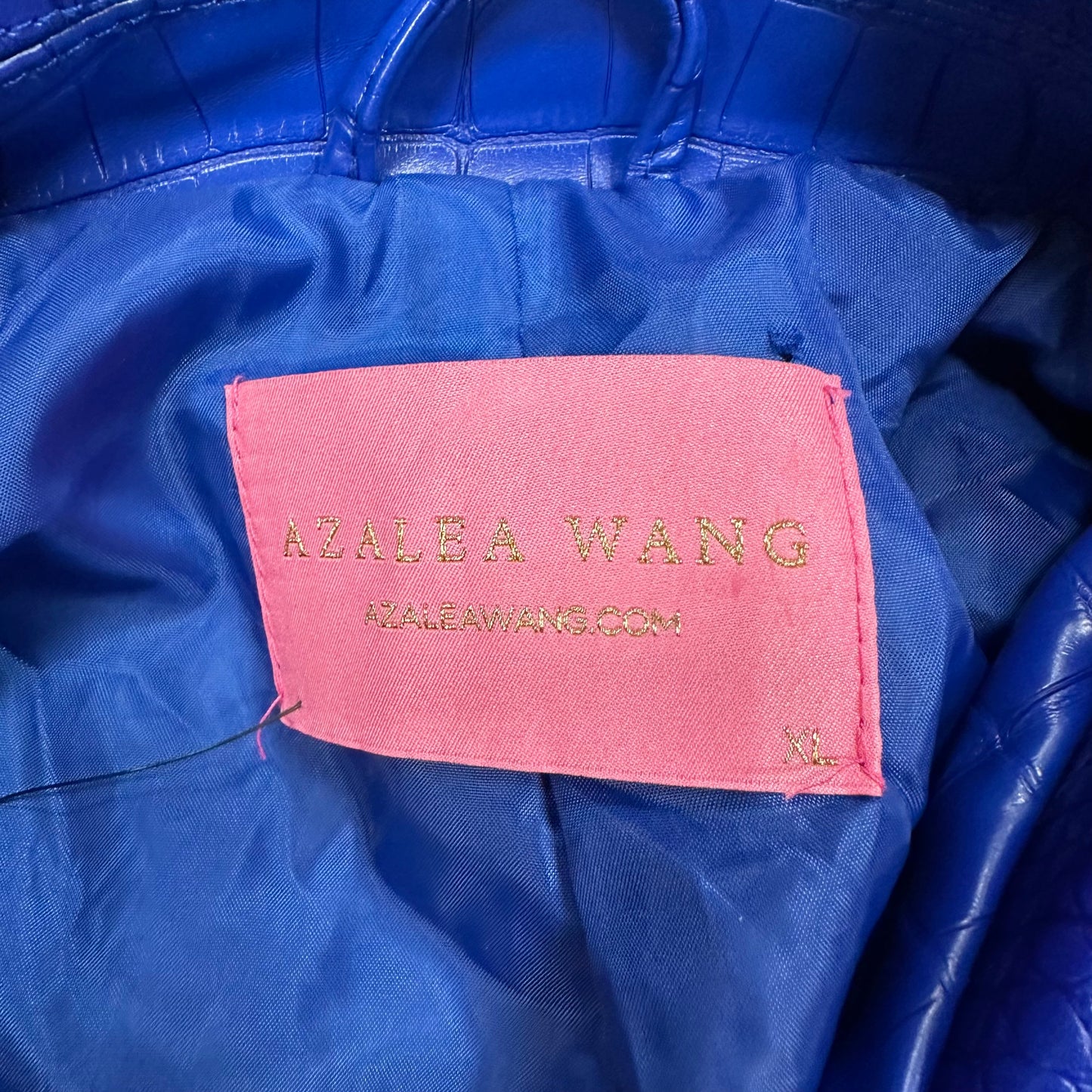 Coat Faux Fur & Sherpa By Azalea Wang In Blue, Size: Xl