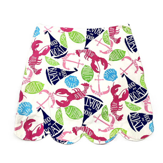 Print Skirt Designer By Lilly Pulitzer, Size: 4