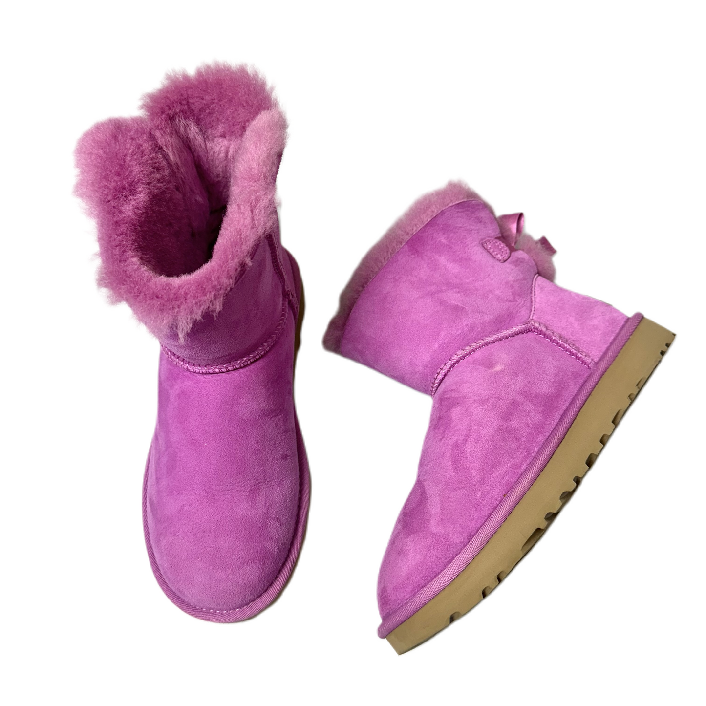 Boots Designer By Ugg In Pink, Size: 6