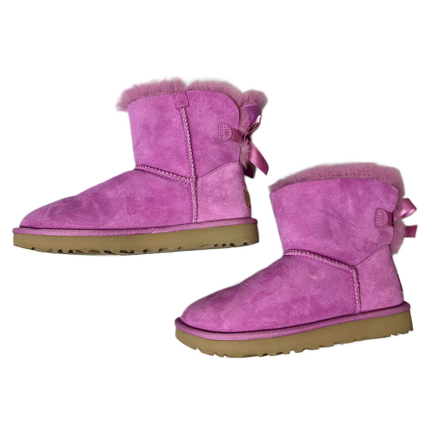 Boots Designer By Ugg In Pink, Size: 6