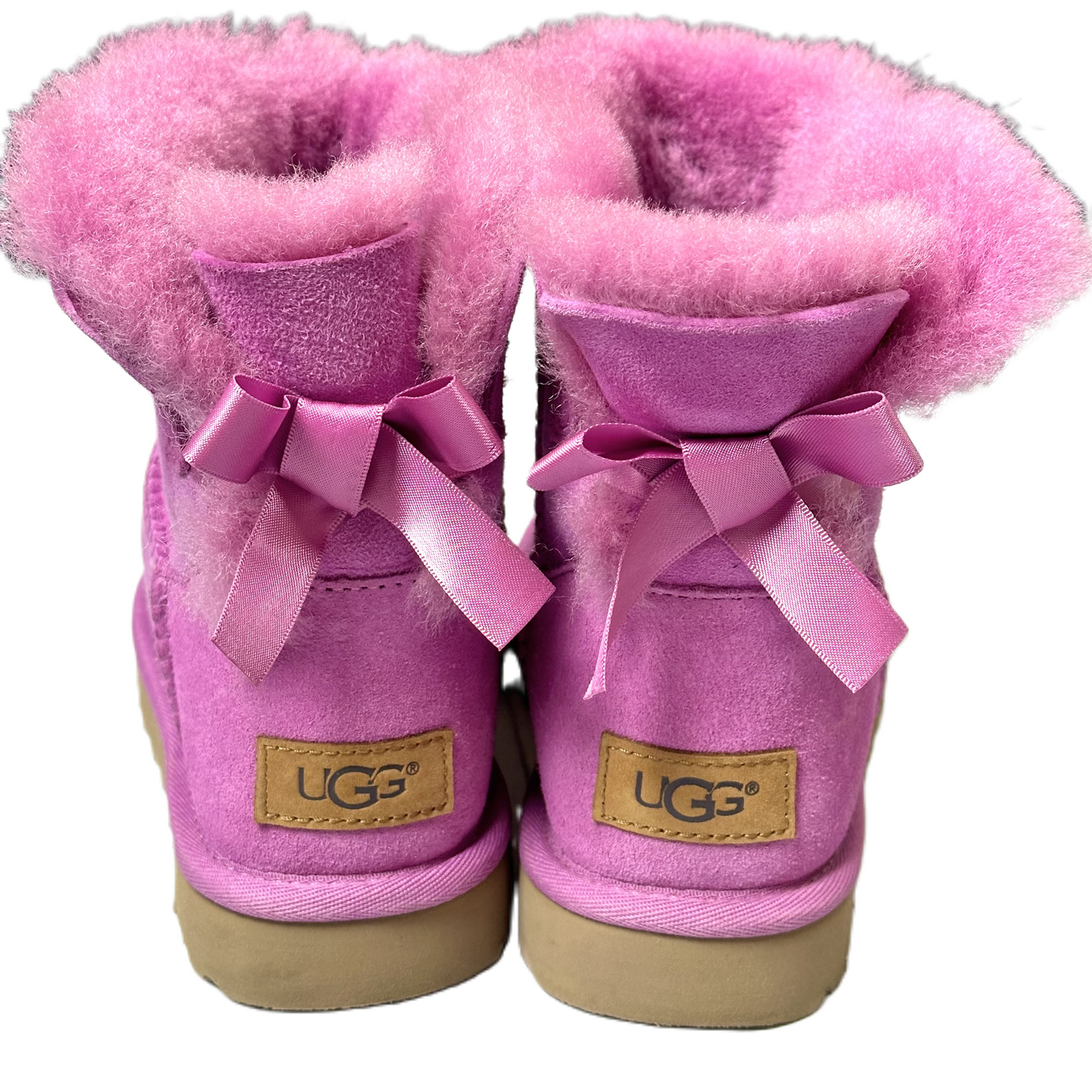 Boots Designer By Ugg In Pink, Size: 6