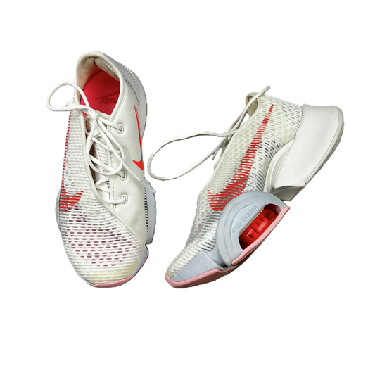 Red & White Shoes Athletic By Nike, Size: 6