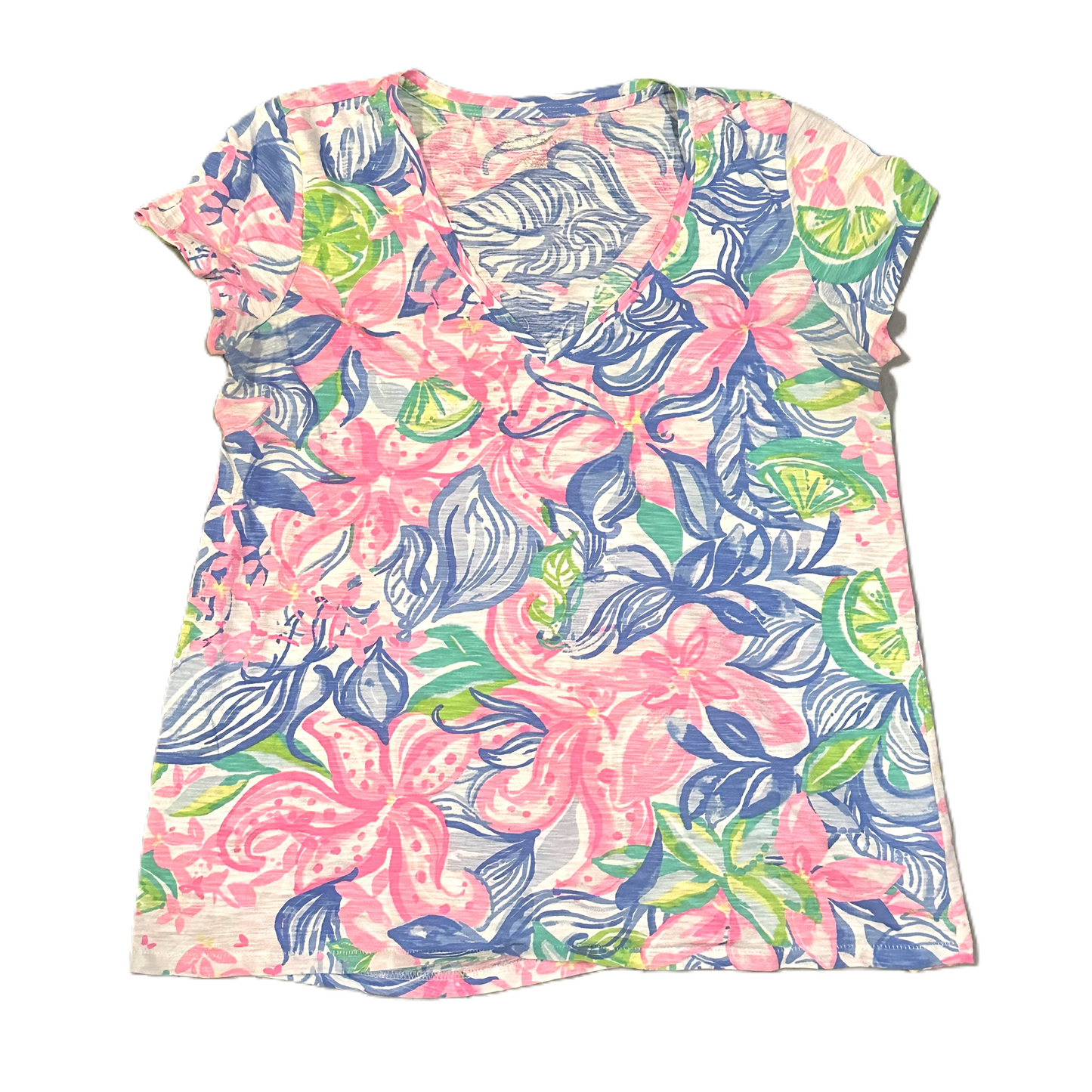 Top Short Sleeve Designer By Lilly Pulitzer  Size: S