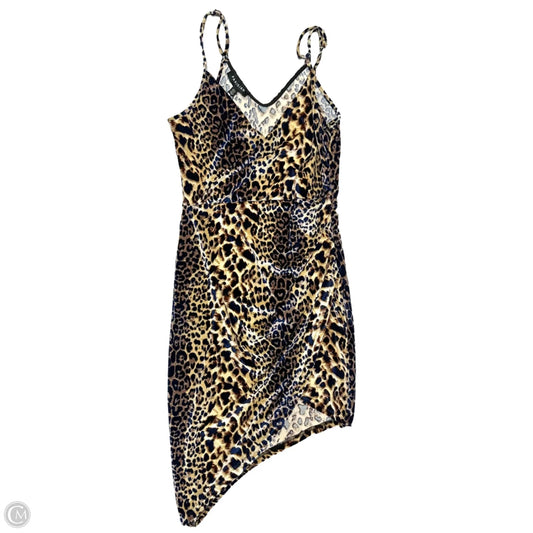 Dress Party Midi By Parisian In Animal Print, Size: M
