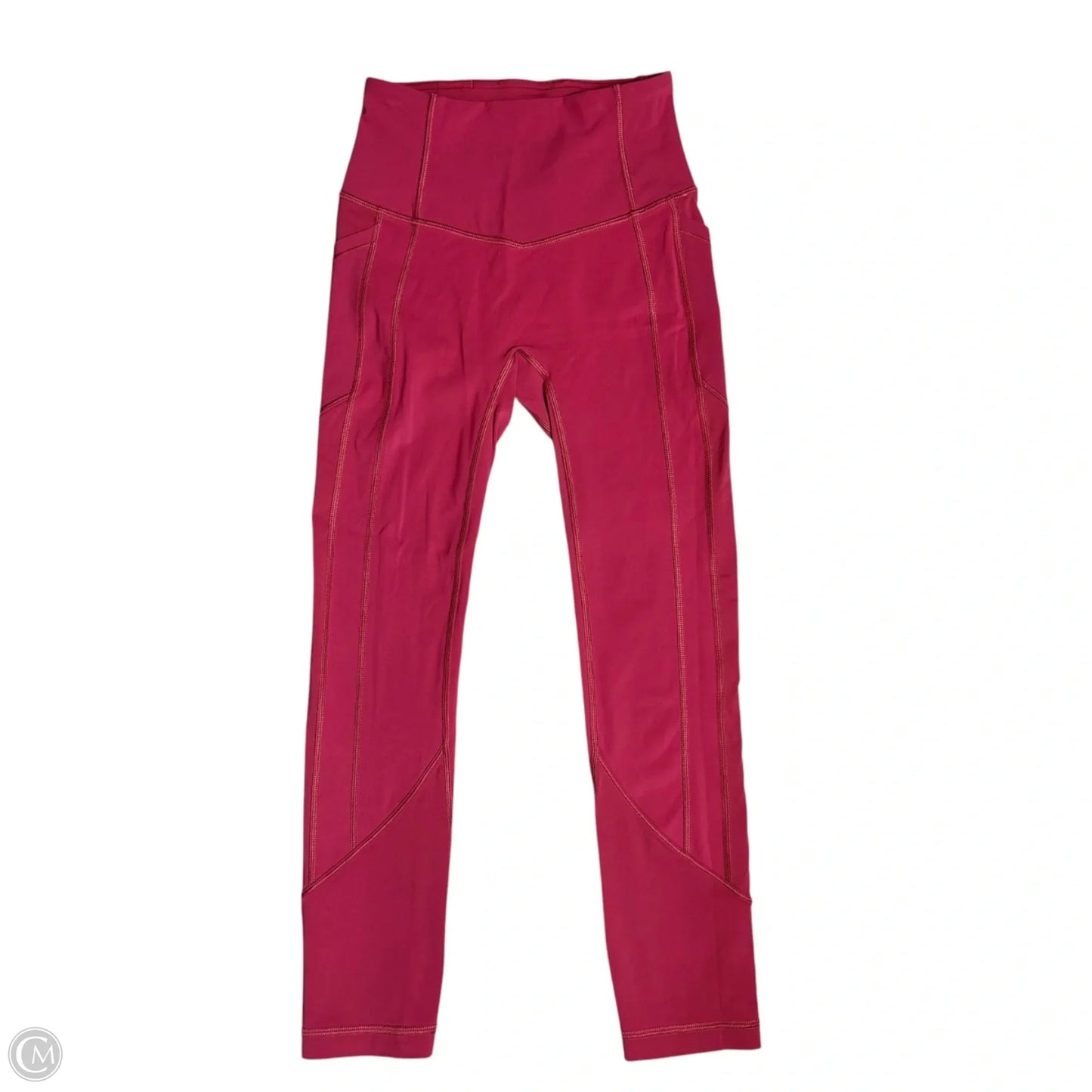 Athletic Leggings By Lululemon In Pink, Size: Xs