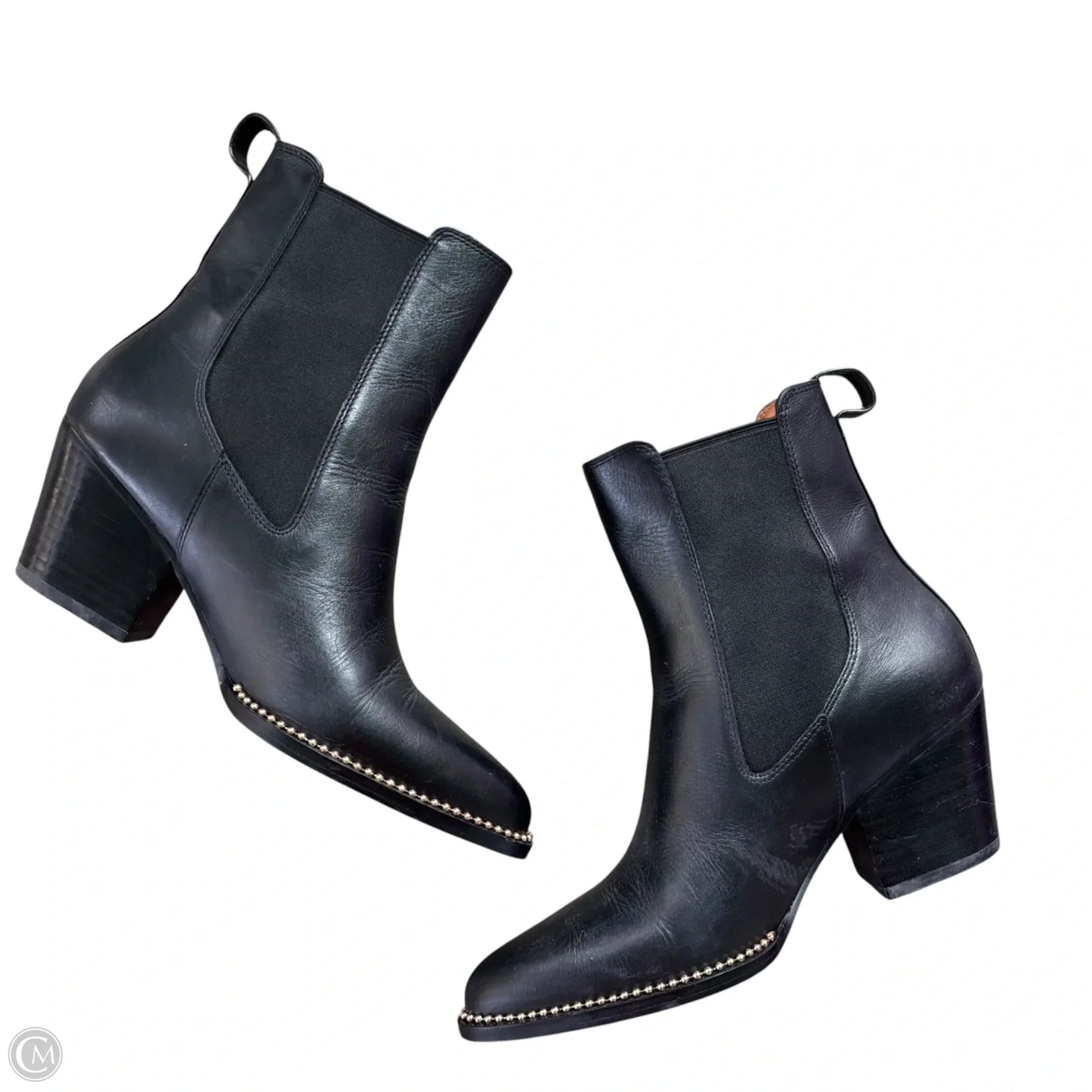 Boots Designer By Coach In Black, Size: 7.5