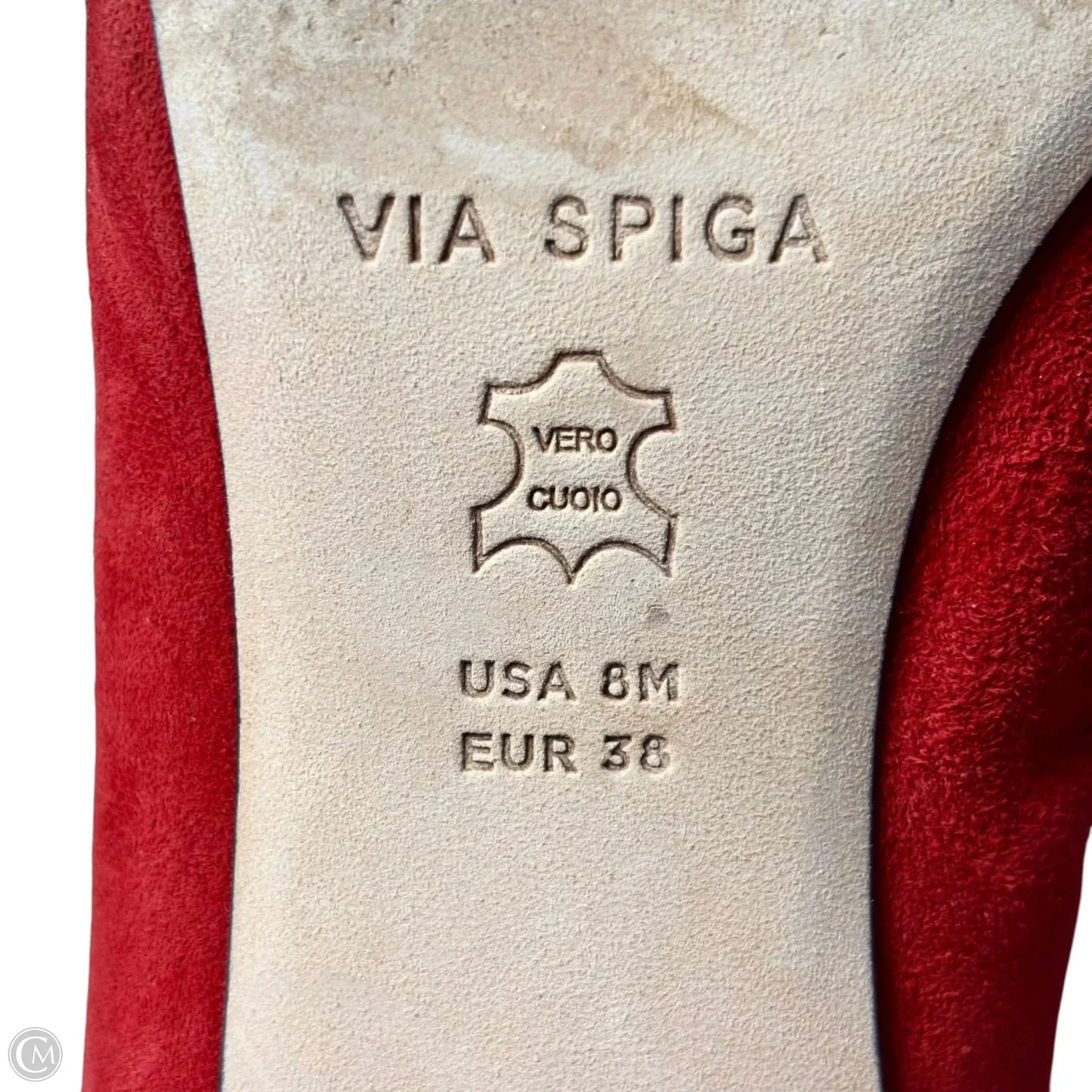Shoes Heels Kitten By Via Spiga In Red, Size: 8