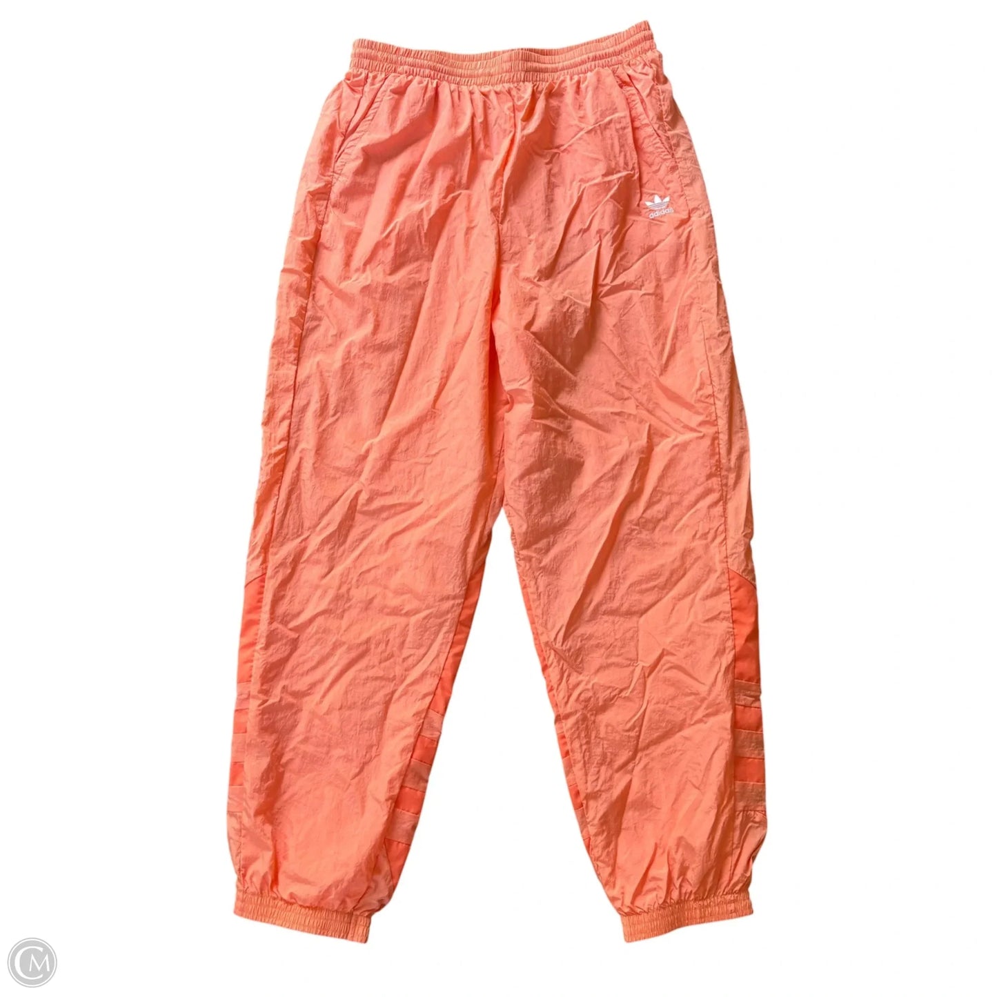 Athletic Pants By Adidas In Orange, Size: L