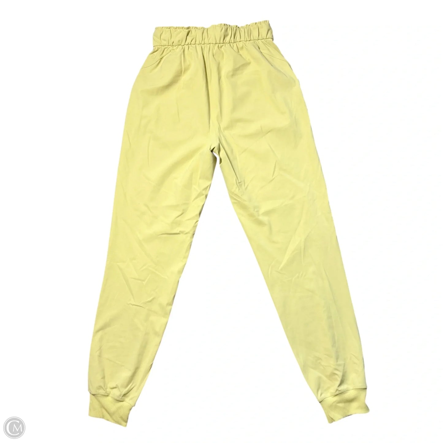 Athletic Pants By Lululemon In Yellow, Size: S