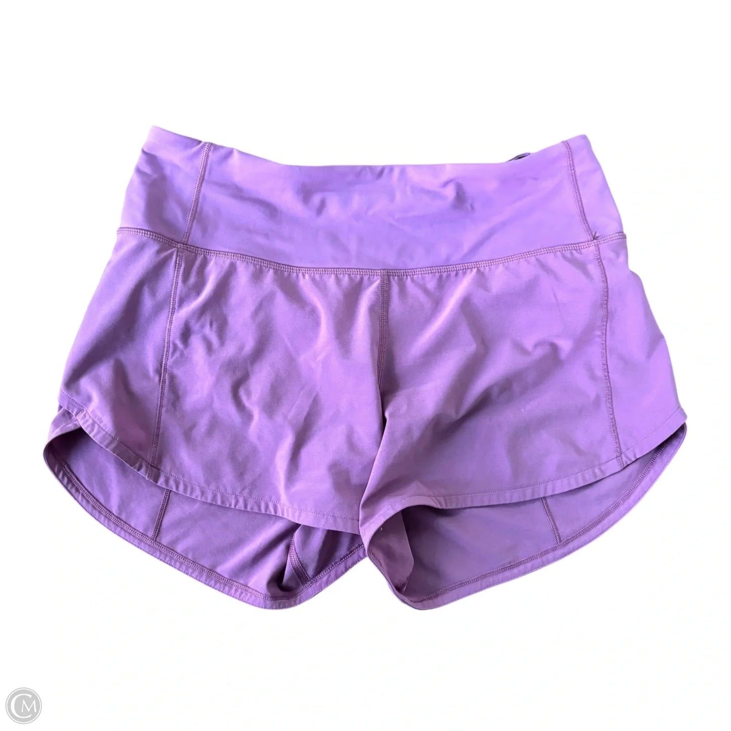 Athletic Shorts By Lululemon In Purple, Size: S