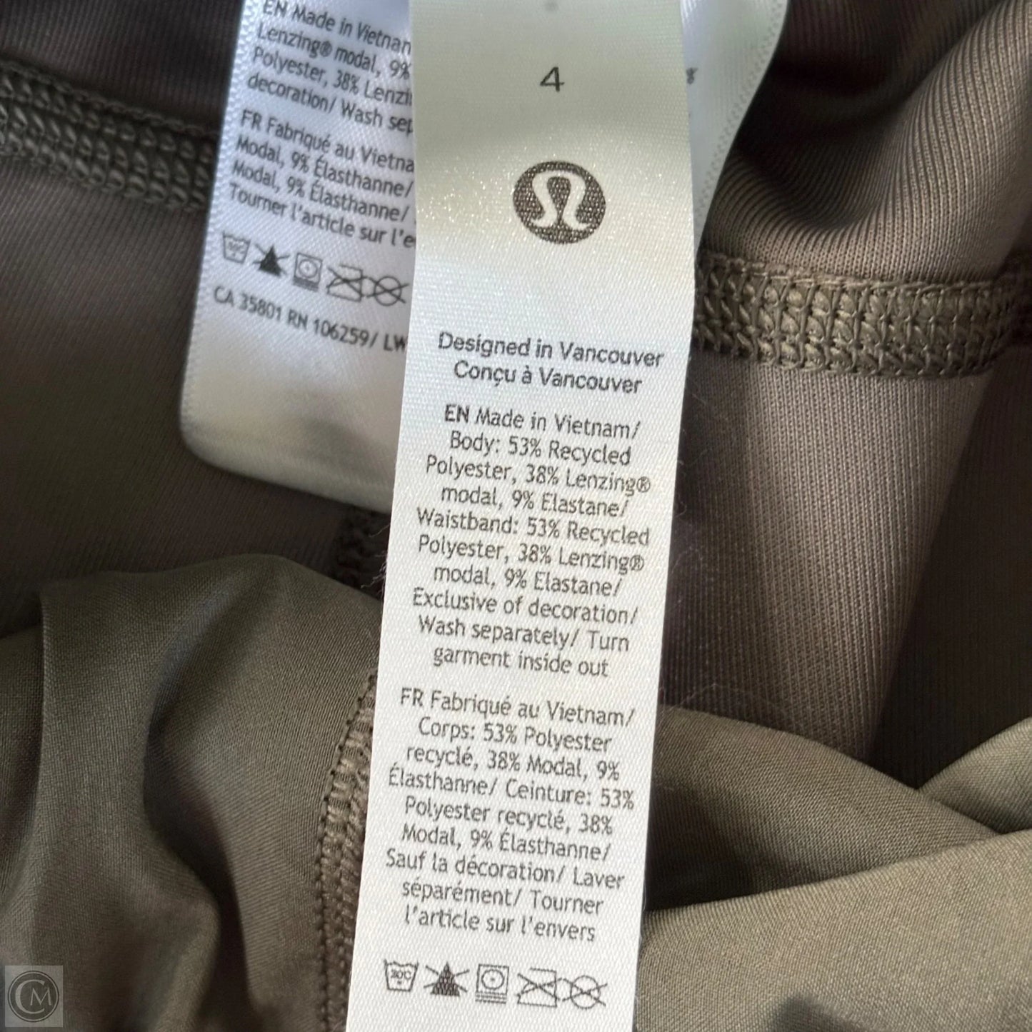 Athletic Shorts By Lululemon In Green, Size: S