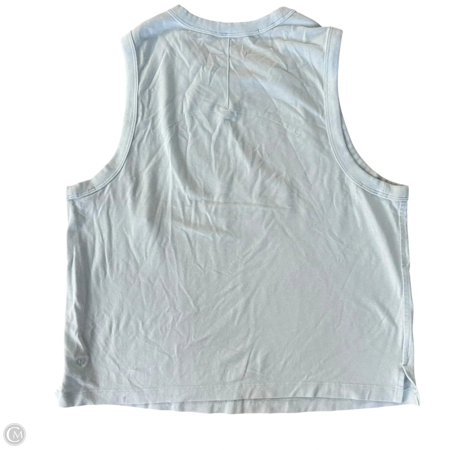 Athletic Top Short Sleeve By Lululemon In Blue, Size: S