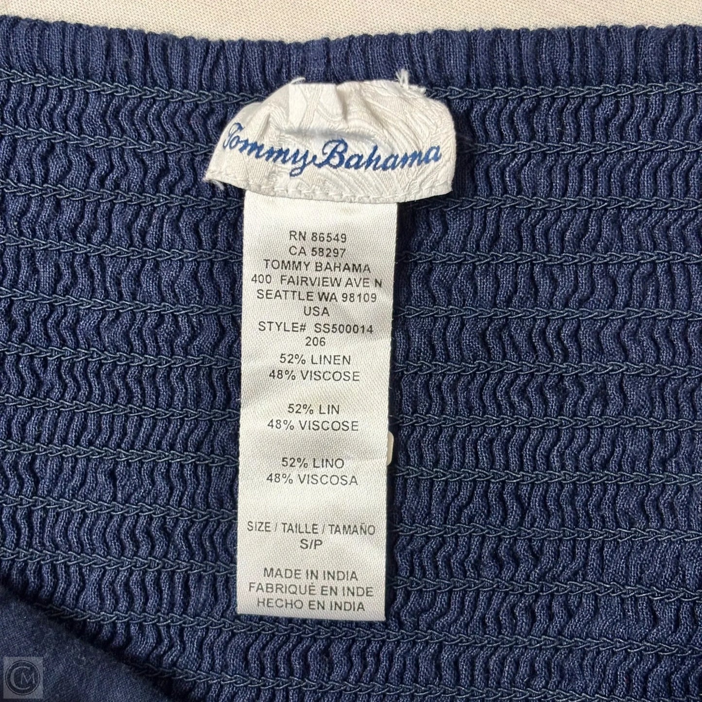 Jumpsuit By Tommy Bahama In Blue, Size: S
