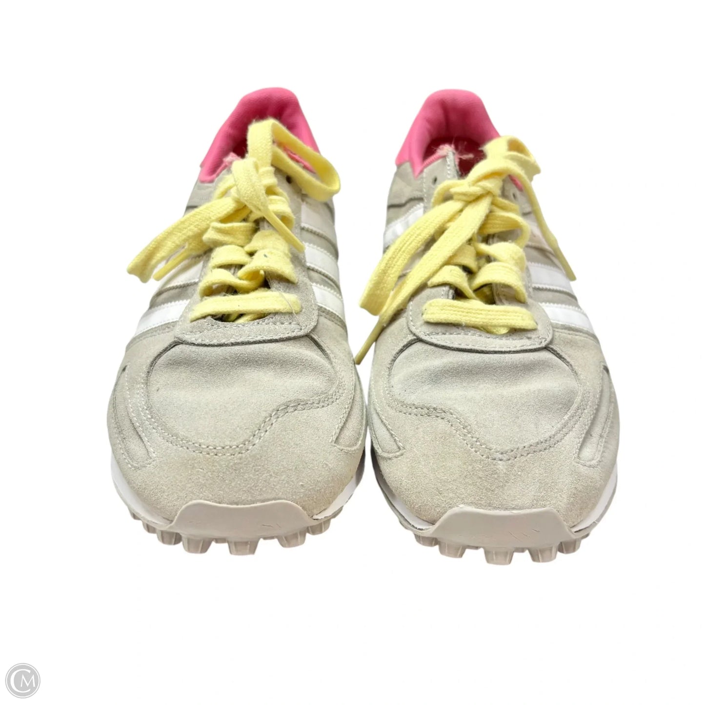 Shoes Athletic By Adidas In Grey & Pink, Size: 7.5