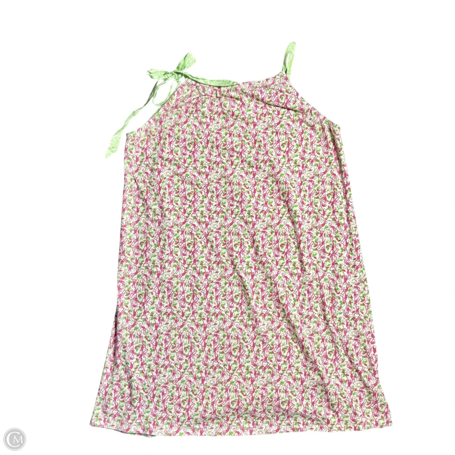 Pajamas Designer By Lilly Pulitzer In Green & Pink, Size: L