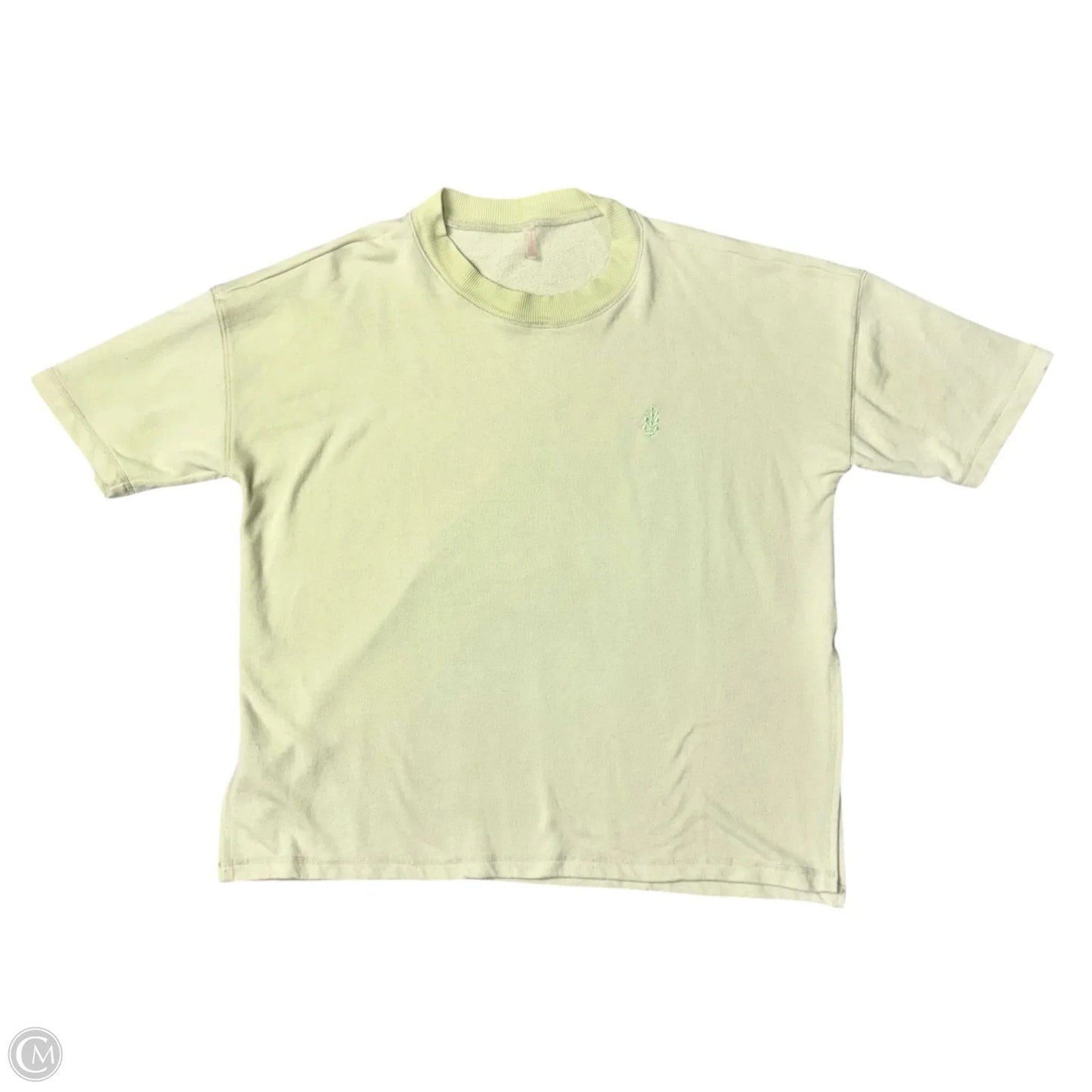 Sweatshirt Crewneck By Free People In Yellow, Size: S
