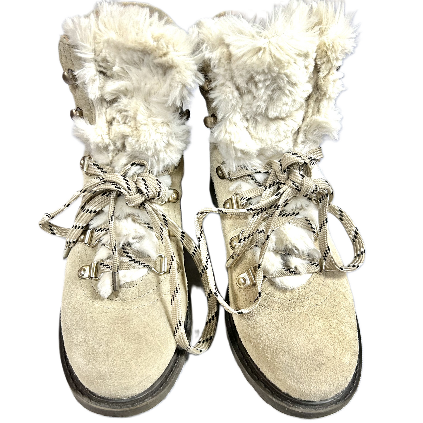 Boots Ankle Flats By Sam Edelman In Cream, Size: 6