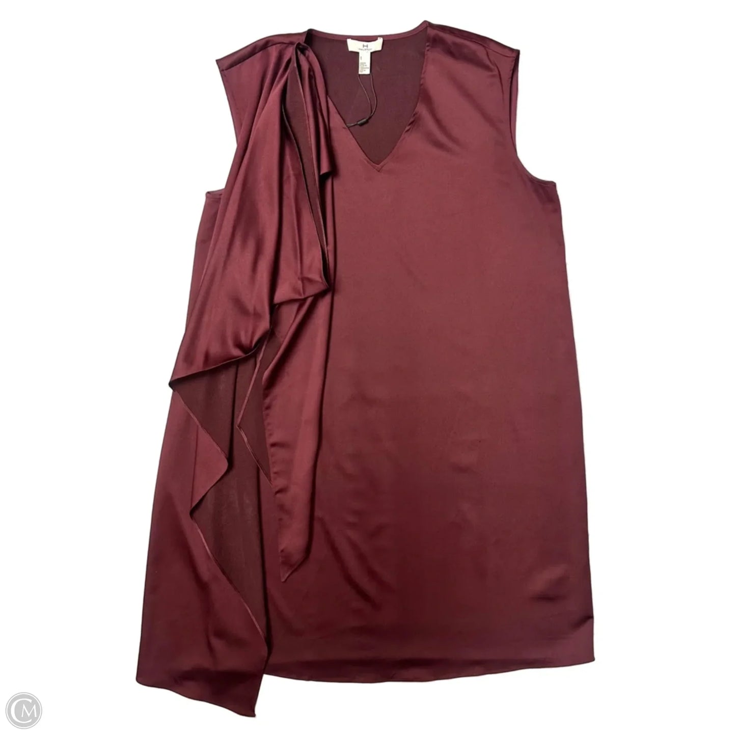Dress Designer By Halston In Maroon, Size: L