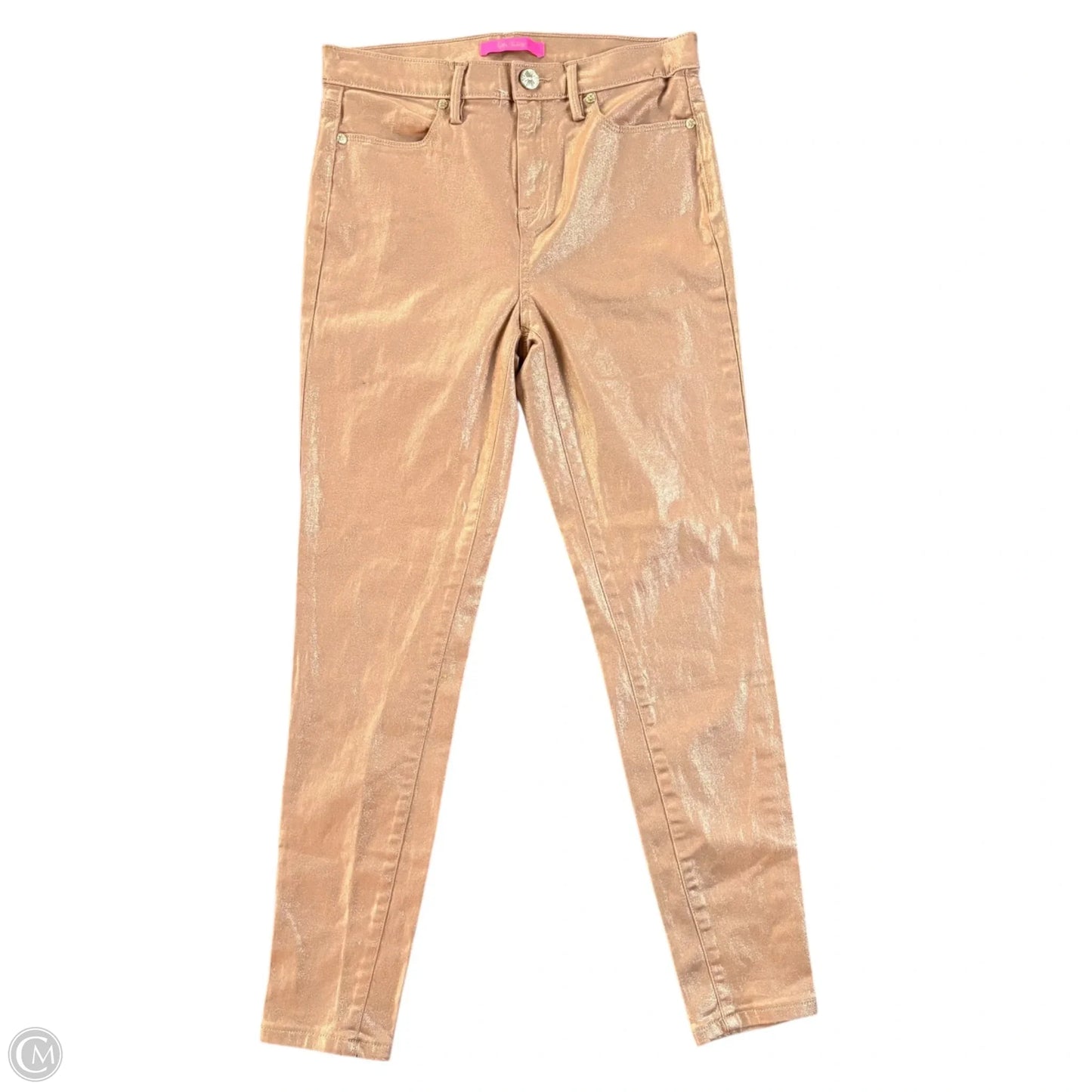 Pants Designer By Lilly Pulitzer In Gold, Size: 4