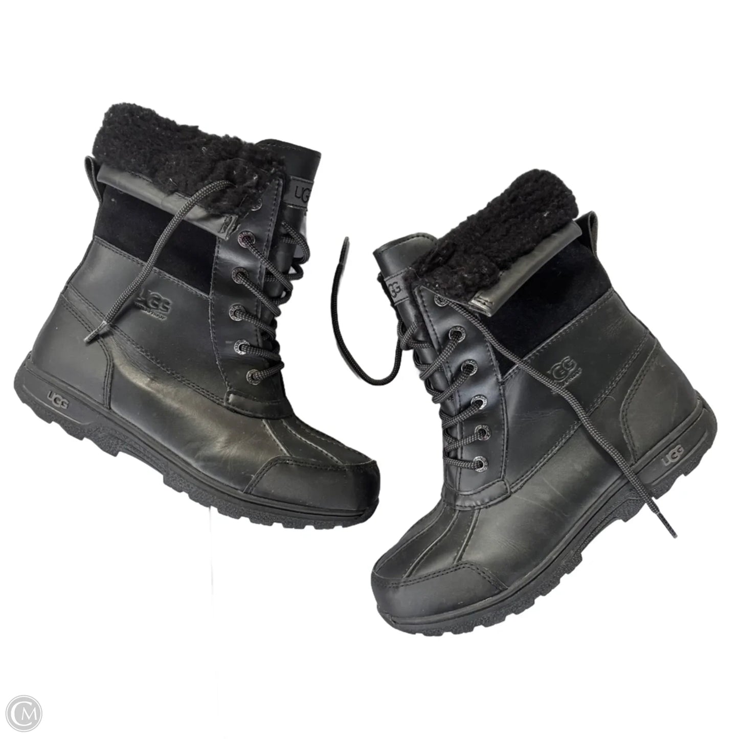 Boots Designer By Ugg In Black, Size: 6