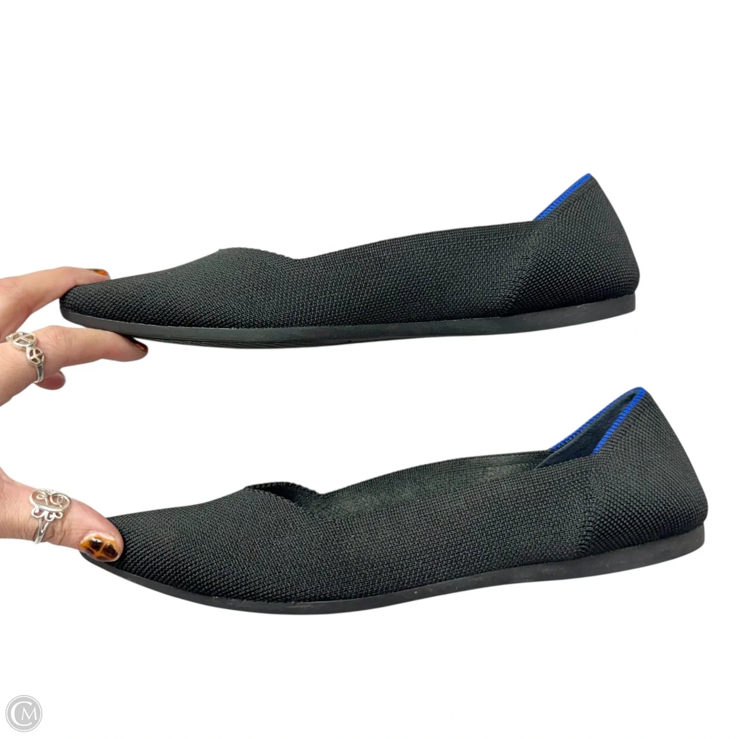 Shoes Flats By Rothys In Black, Size: 8.5