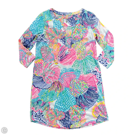 Dress Designer By Lilly Pulitzer In Blue & White, Size: S