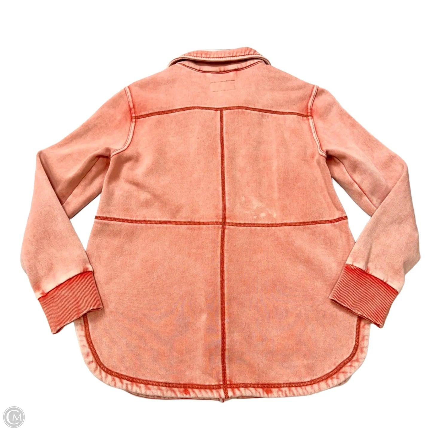 Jacket Shirt By Pilcro In Pink, Size: Xs