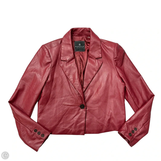Jacket Moto By Bagatelle In Red, Size: M