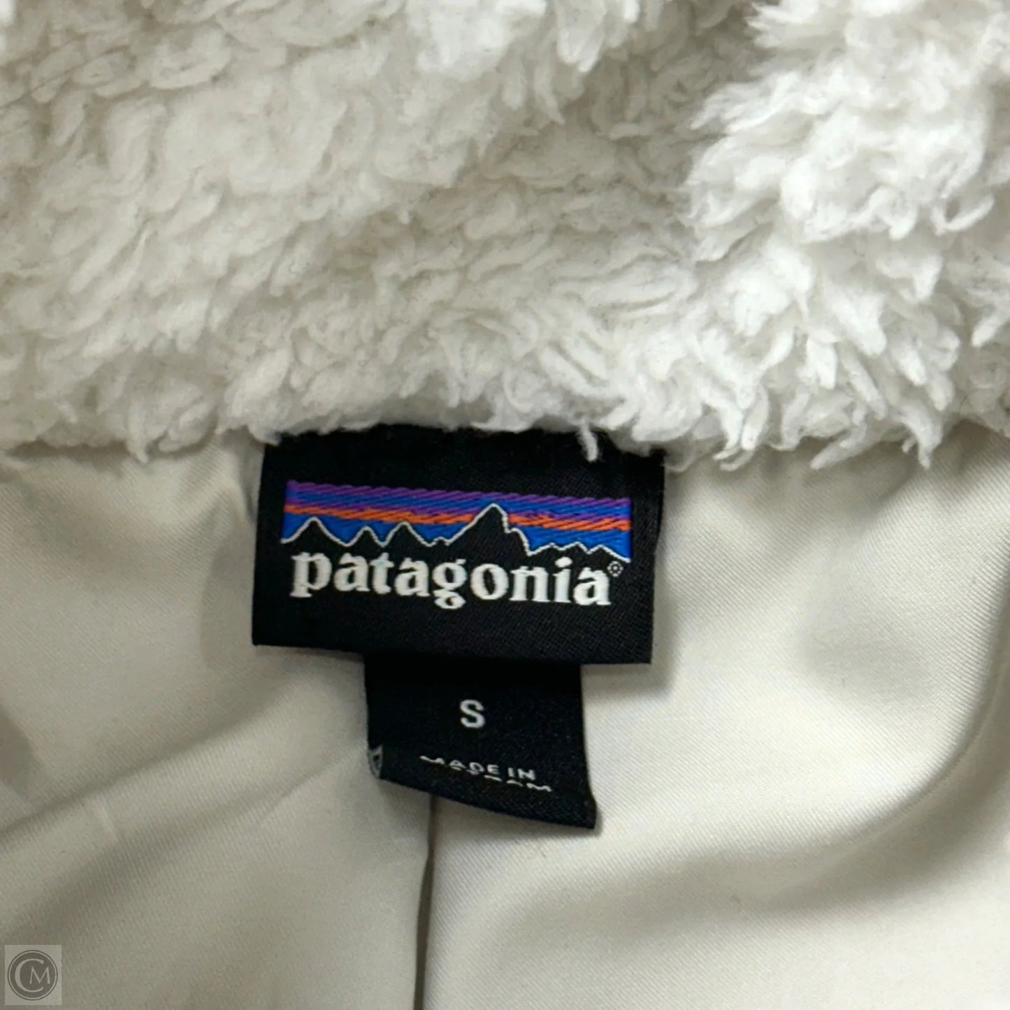 Jacket Fleece By Patagonia In White, Size: S