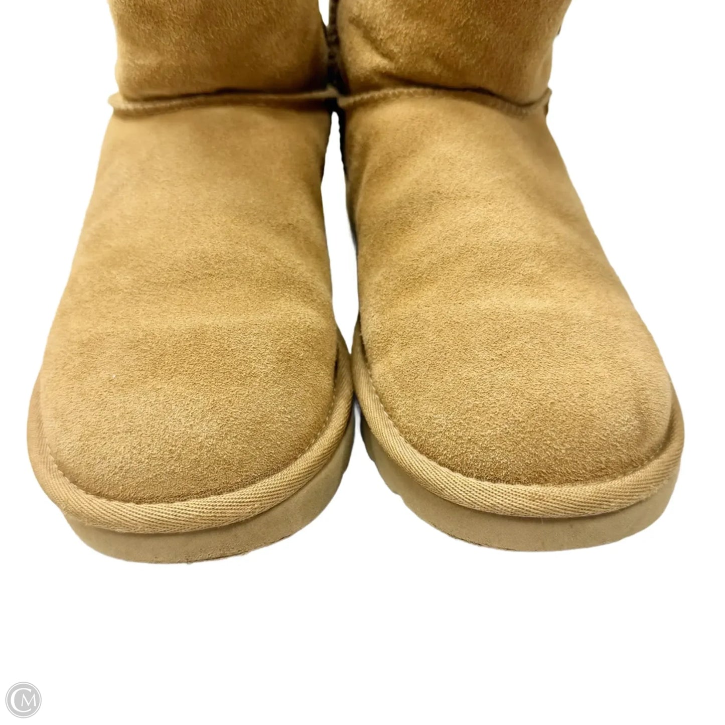 Boots Designer By Ugg In Brown, Size: 6