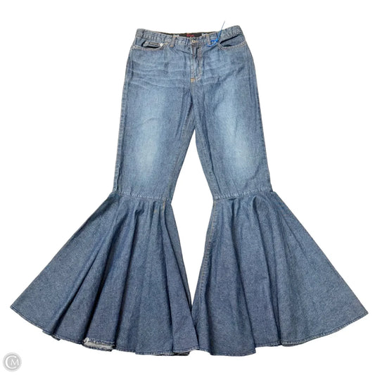 Jeans Luxury Designer By Dolce And Gabbana In Blue Denim, Size: 12