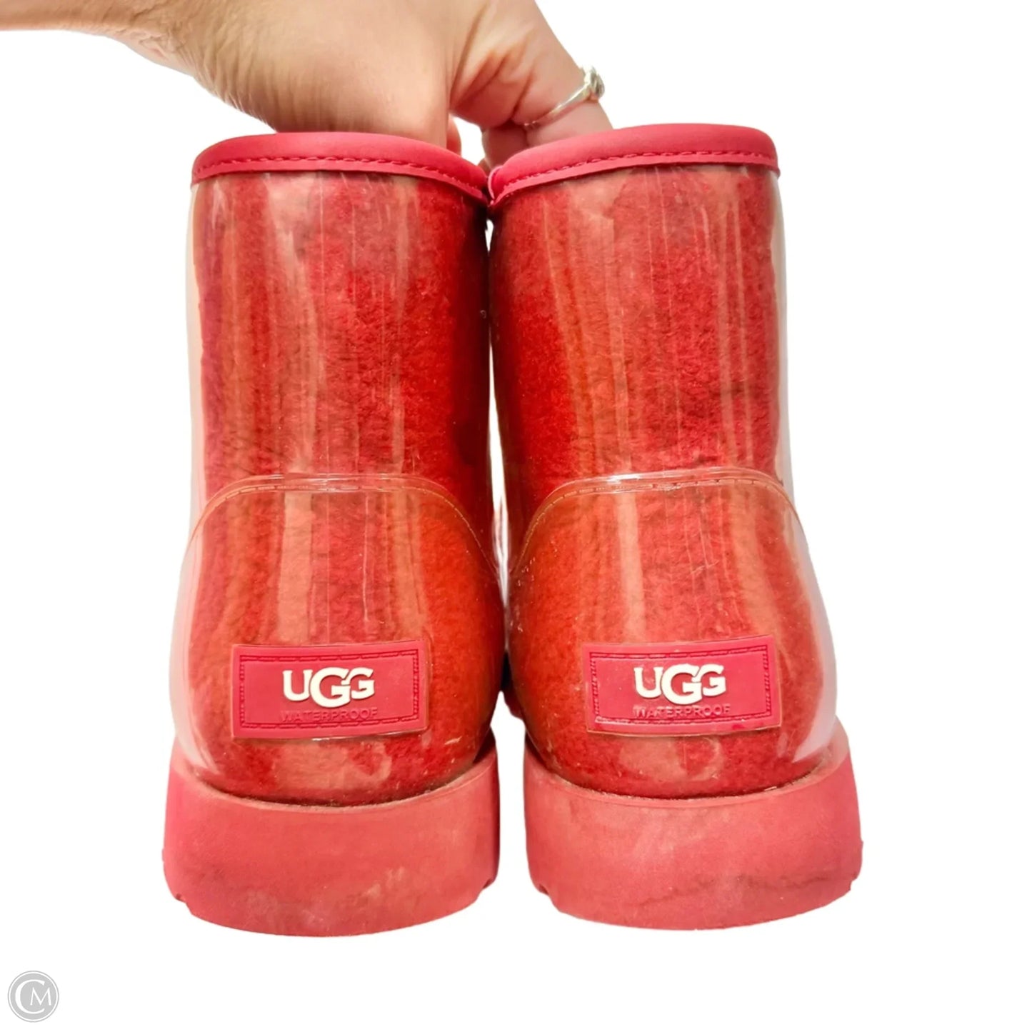Boots Designer By Ugg In Red, Size: 8