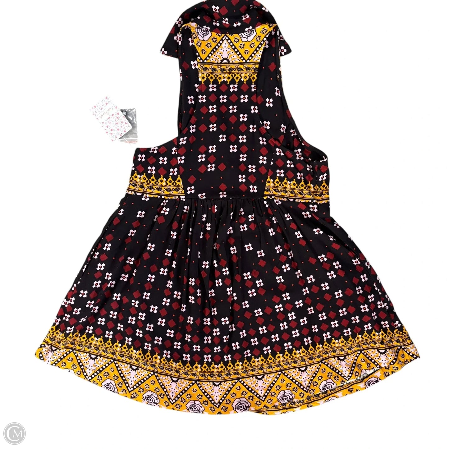 Dress Casual Short By Free People In Black & Yellow, Size: Xs