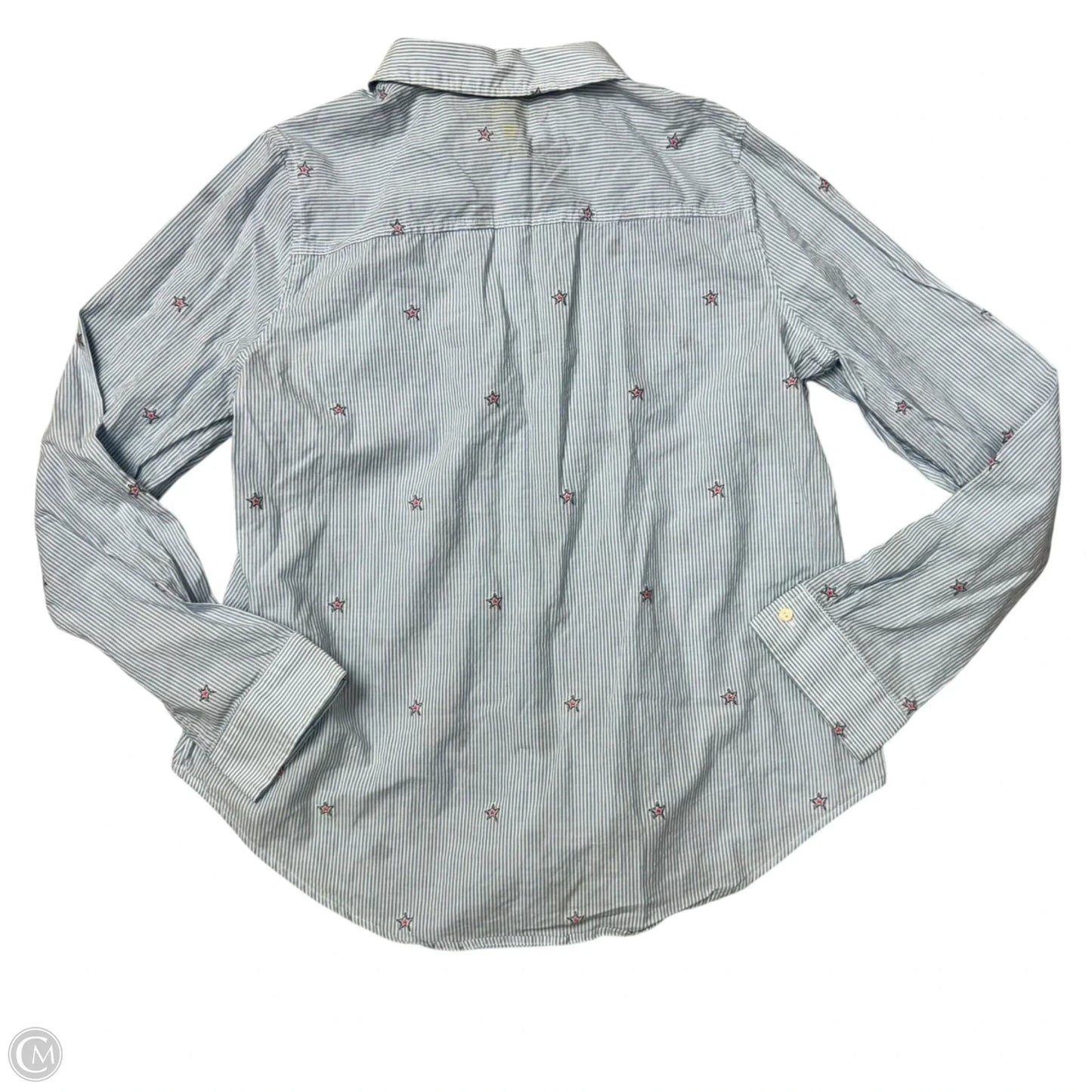 Top Long Sleeve Designer By Lilly Pulitzer In Blue, Size: L